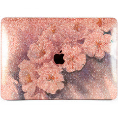 Lex Altern MacBook Glitter Case White Jasmine Blossom