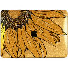 Lex Altern MacBook Glitter Case Amazing Sunflower Print