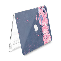 Lex Altern Hard Plastic MacBook Case Pink Poppies Print