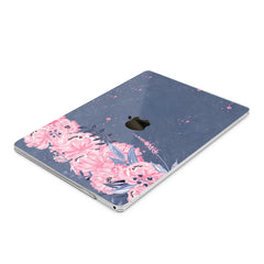 Lex Altern Hard Plastic MacBook Case Pink Poppies Print