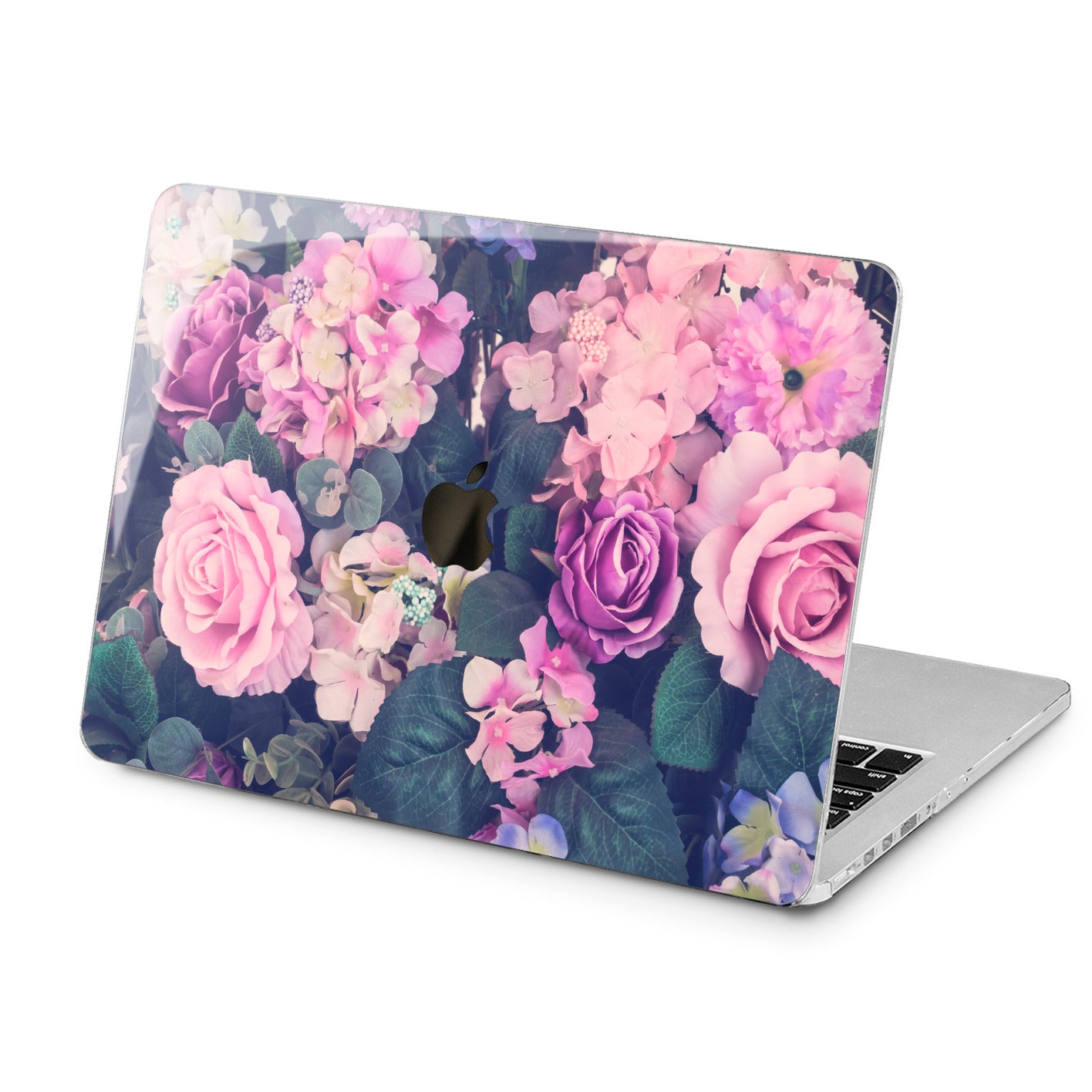 Lex Altern Lex Altern Cute Pink Roses Case for your Laptop Apple Macbook.