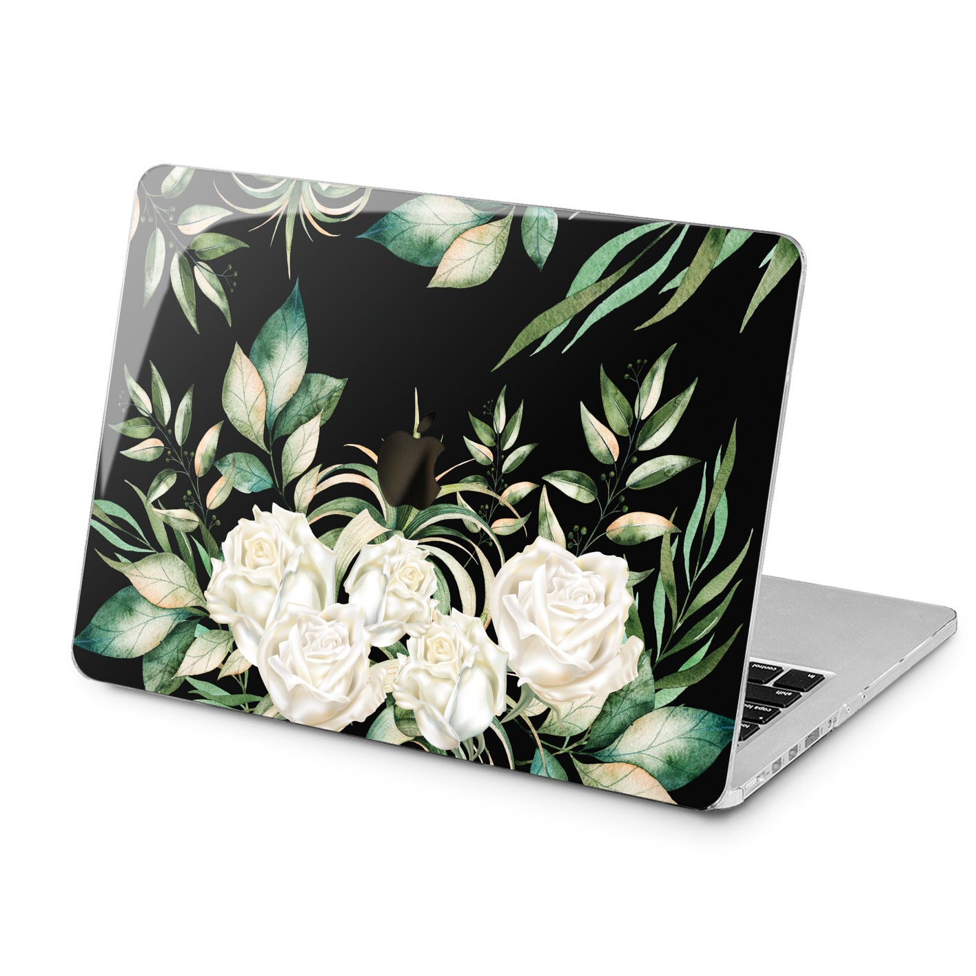 Lex Altern Lex Altern Beautiful White Roses Case for your Laptop Apple Macbook.