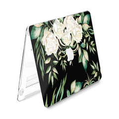 Lex Altern Hard Plastic MacBook Case Beautiful White Roses