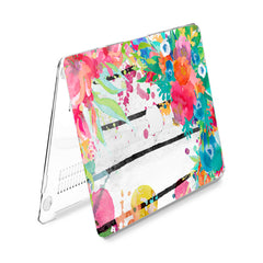 Lex Altern Hard Plastic MacBook Case Watercolor Floral Art