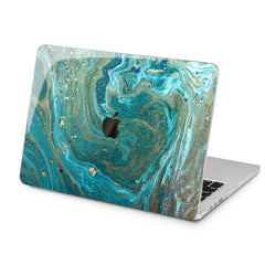 Lex Altern Lex Altern Green Gouache Case for your Laptop Apple Macbook.