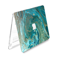 Lex Altern Hard Plastic MacBook Case Green Gouache