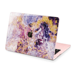 Lex Altern Hard Plastic MacBook Case Purple Abstract Art