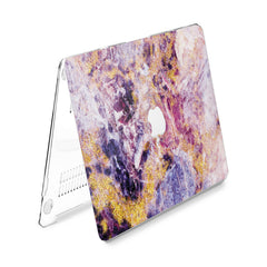 Lex Altern Hard Plastic MacBook Case Purple Abstract Art