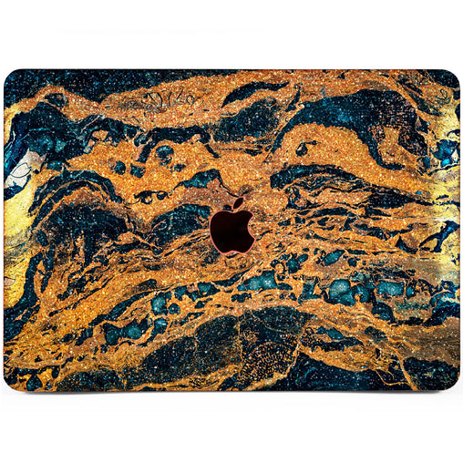 Lex Altern MacBook Glitter Case Golden Rock