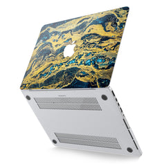 Lex Altern Hard Plastic MacBook Case Golden Rock