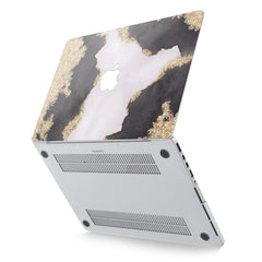 Lex Altern Hard Plastic MacBook Case Luxury Golden Art