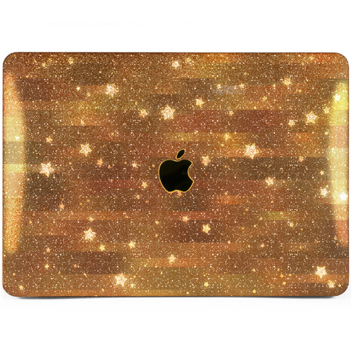 Lex Altern MacBook Glitter Case White Stars