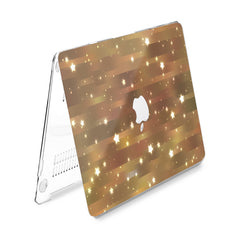 Lex Altern Hard Plastic MacBook Case White Stars