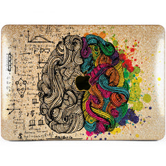 Lex Altern MacBook Glitter Case Creative Brain
