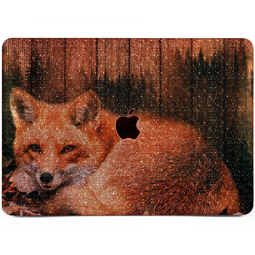 Lex Altern MacBook Glitter Case Forest Fox