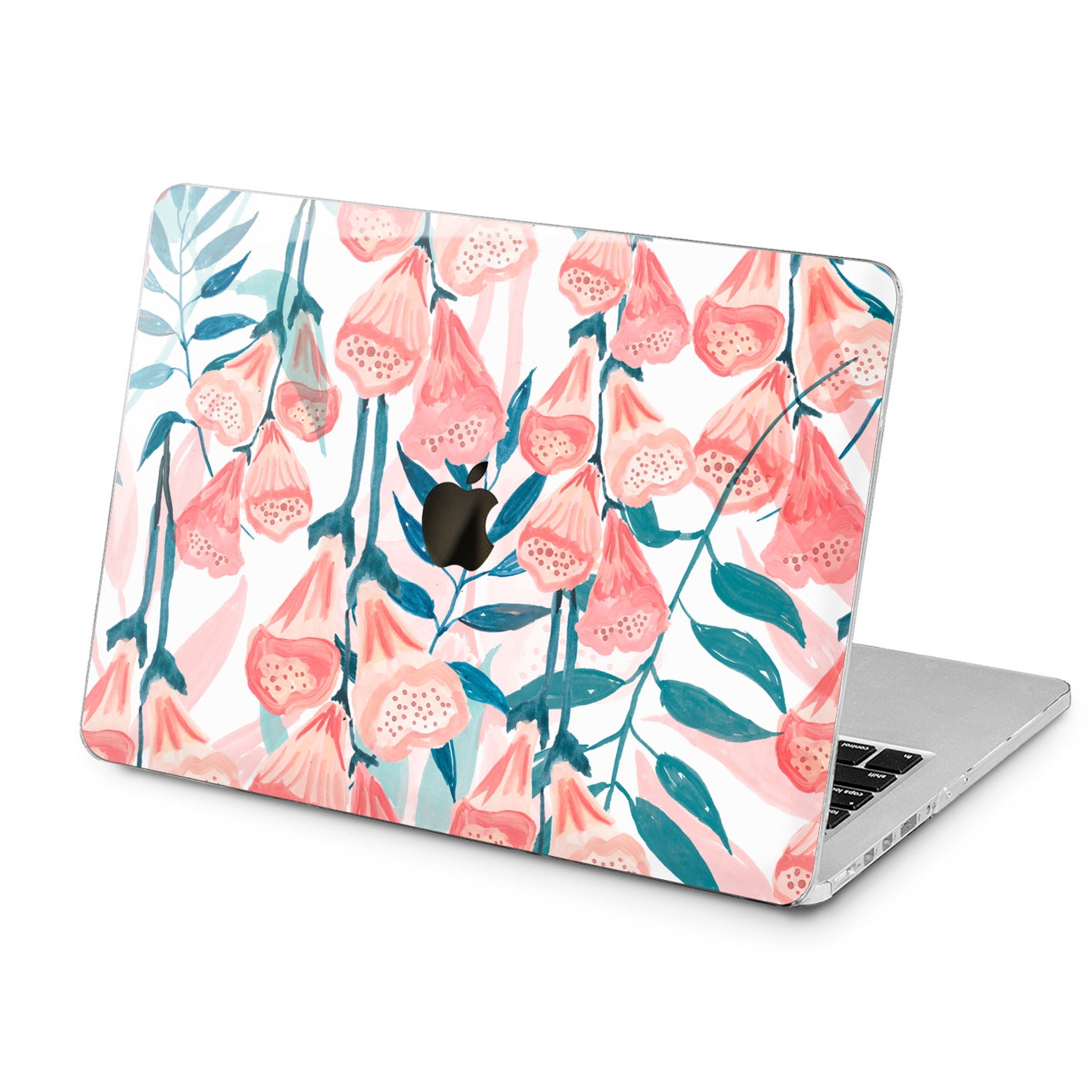 Lex Altern Lex Altern Watercolor Red Flowers Case for your Laptop Apple Macbook.