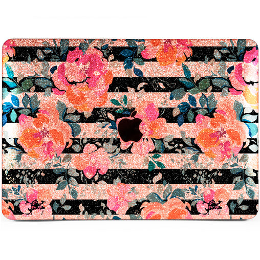 Lex Altern MacBook Glitter Case Abstract Roses