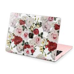 Lex Altern Hard Plastic MacBook Case White Roses