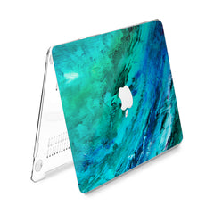 Lex Altern Hard Plastic MacBook Case Green Watercolor