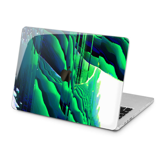 Lex Altern Lex Altern Abstract Green Theme Case for your Laptop Apple Macbook.