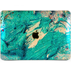 Lex Altern MacBook Glitter Case Blue Gouaches Art