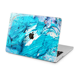 Lex Altern Lex Altern Blue Gouaches Art Case for your Laptop Apple Macbook.