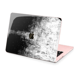 Lex Altern Hard Plastic MacBook Case Black and White Theme