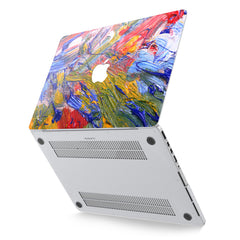 Lex Altern Hard Plastic MacBook Case Bright Gouaches Theme