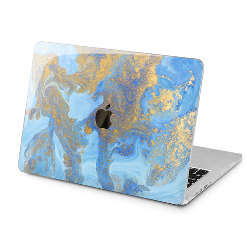 Lex Altern Lex Altern Beautiful Blue Paint Case for your Laptop Apple Macbook.