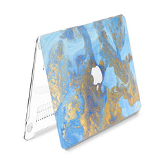 Lex Altern Hard Plastic MacBook Case Beautiful Blue Paint