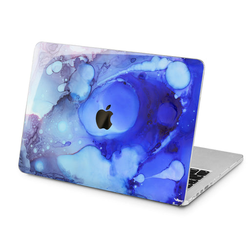 Lex Altern Lex Altern Abstract Blue Theme Case for your Laptop Apple Macbook.