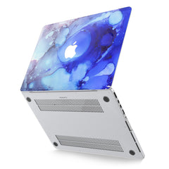 Lex Altern Hard Plastic MacBook Case Abstract Blue Theme