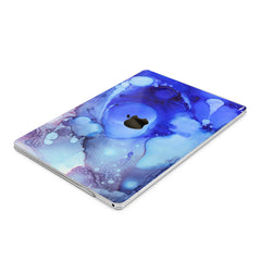 Lex Altern Hard Plastic MacBook Case Abstract Blue Theme
