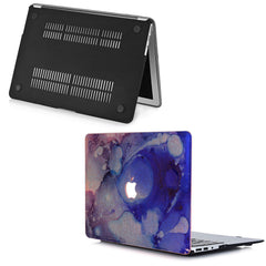 Lex Altern MacBook Glitter Case Abstract Blue Theme