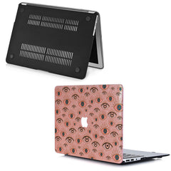 Lex Altern MacBook Glitter Case Eyes Pattern