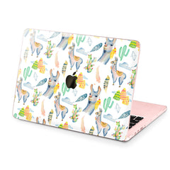 Lex Altern Hard Plastic MacBook Case Gentle Llamas