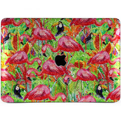 Lex Altern MacBook Glitter Case Tropical Birds