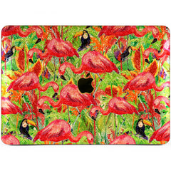 Lex Altern MacBook Glitter Case Tropical Birds