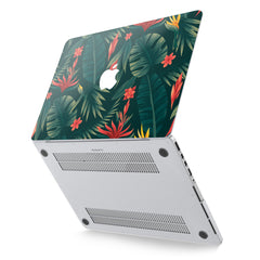 Lex Altern Hard Plastic MacBook Case Classy Monstera Pattern