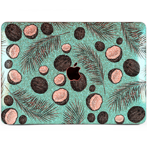 Lex Altern MacBook Glitter Case Coconut Print