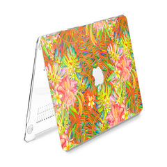 Lex Altern Hard Plastic MacBook Case Bright Monstera