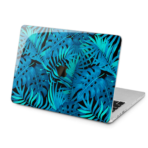 Lex Altern Lex Altern Blue Monstera Case for your Laptop Apple Macbook.