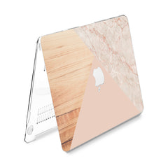 Lex Altern Hard Plastic MacBook Case Marble Triangle