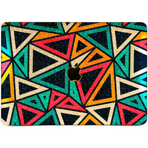 Lex Altern MacBook Glitter Case Triangle Graphic