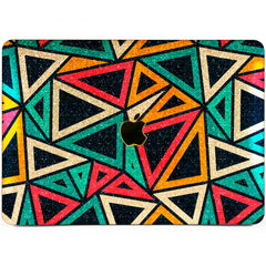 Lex Altern MacBook Glitter Case Triangle Graphic