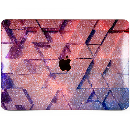Lex Altern MacBook Glitter Case Galaxy Triangles