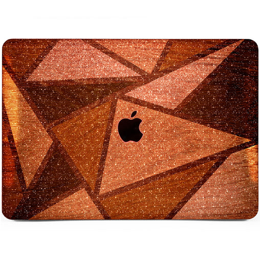 Lex Altern MacBook Glitter Case Wooden Geometry
