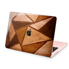 Lex Altern Hard Plastic MacBook Case Wooden Geometry