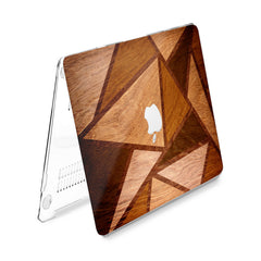 Lex Altern Hard Plastic MacBook Case Wooden Geometry