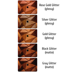 Lex Altern MacBook Glitter Case Wooden Geometry